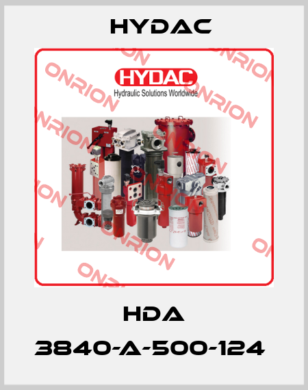  HDA 3840-A-500-124  Hydac