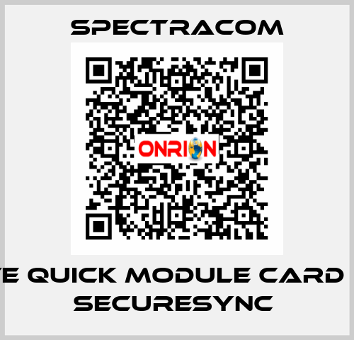 Have Quick module card for SECURESYNC  SPECTRACOM