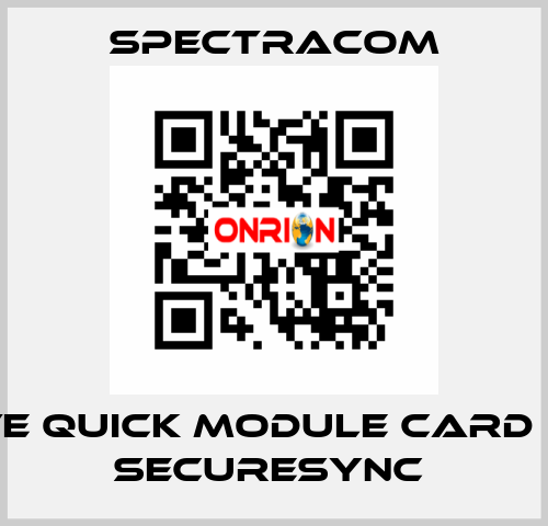 Have Quick module card for SECURESYNC  SPECTRACOM