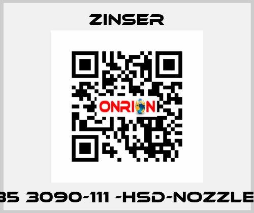 235 3090-111 -HSD-nozzles  Zinser