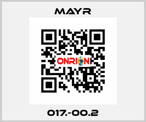 017.-00.2 Mayr