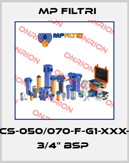 SCS-050/070-F-G1-XXX-A  3/4" BSP  MP Filtri