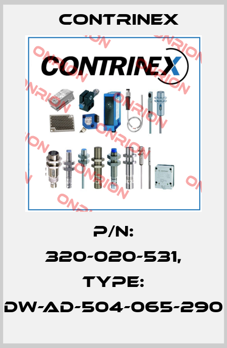 p/n: 320-020-531, Type: DW-AD-504-065-290 Contrinex