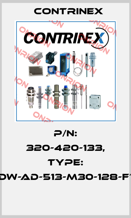 P/N: 320-420-133, Type: DW-AD-513-M30-128-F1  Contrinex