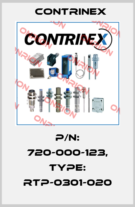 p/n: 720-000-123, Type: RTP-0301-020 Contrinex