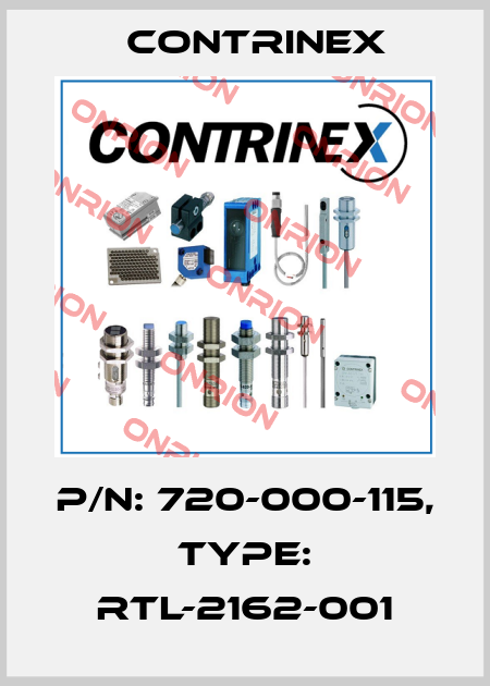 p/n: 720-000-115, Type: RTL-2162-001 Contrinex
