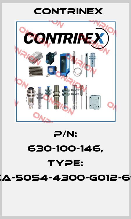 P/N: 630-100-146, Type: YCA-50S4-4300-G012-69K  Contrinex