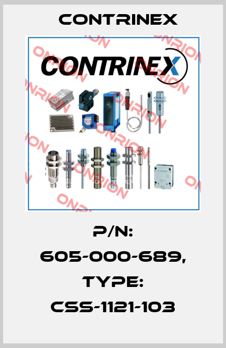p/n: 605-000-689, Type: CSS-1121-103 Contrinex