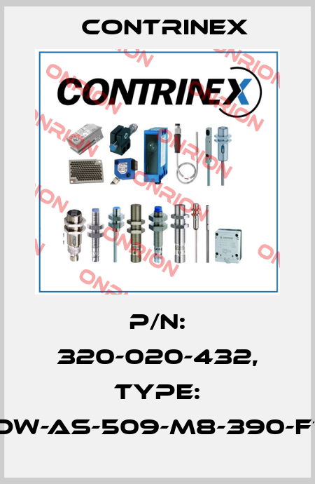 p/n: 320-020-432, Type: DW-AS-509-M8-390-F1 Contrinex