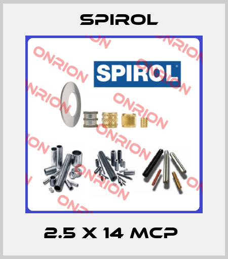 2.5 x 14 MCP  Spirol