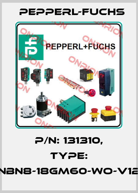 p/n: 131310, Type: NBN8-18GM60-WO-V12 Pepperl-Fuchs