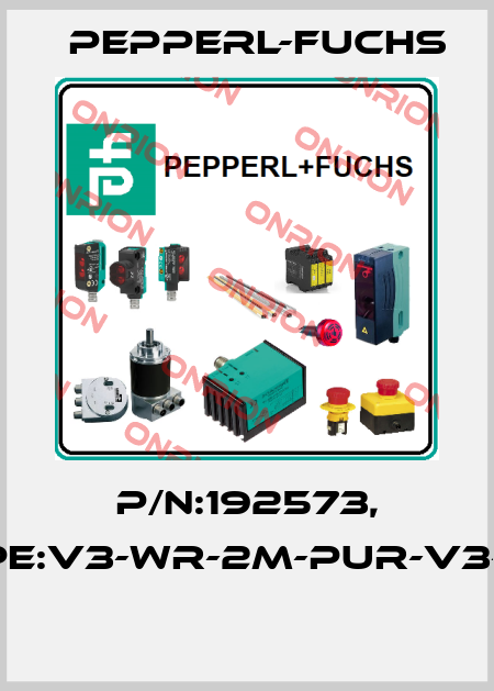 P/N:192573, Type:V3-WR-2M-PUR-V3-WR  Pepperl-Fuchs