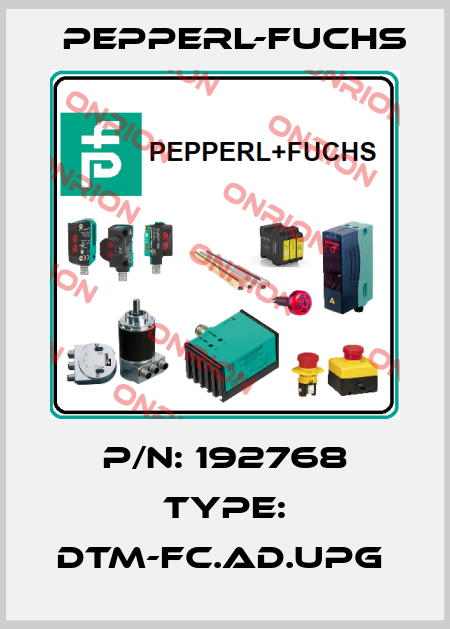 P/N: 192768 Type: DTM-FC.AD.UPG  Pepperl-Fuchs