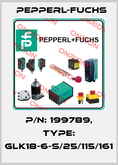 p/n: 199789, Type: GLK18-6-S/25/115/161 Pepperl-Fuchs