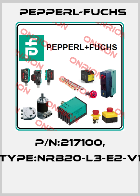 P/N:217100, Type:NRB20-L3-E2-V1  Pepperl-Fuchs