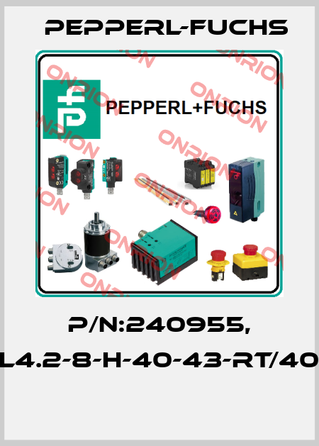 P/N:240955, Type:ML4.2-8-H-40-43-RT/40b/110/115  Pepperl-Fuchs