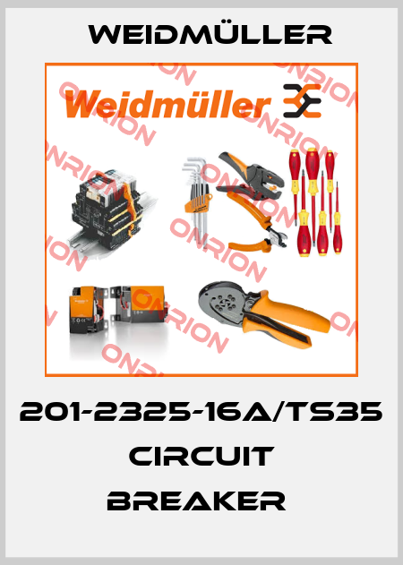201-2325-16A/TS35 CIRCUIT BREAKER  Weidmüller