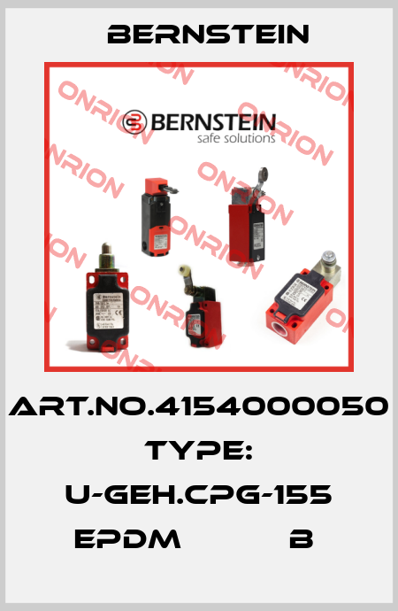 Art.No.4154000050 Type: U-GEH.CPG-155 EPDM           B  Bernstein