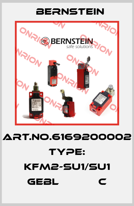 Art.No.6169200002 Type: KFM2-SU1/SU1 GEBL            C Bernstein