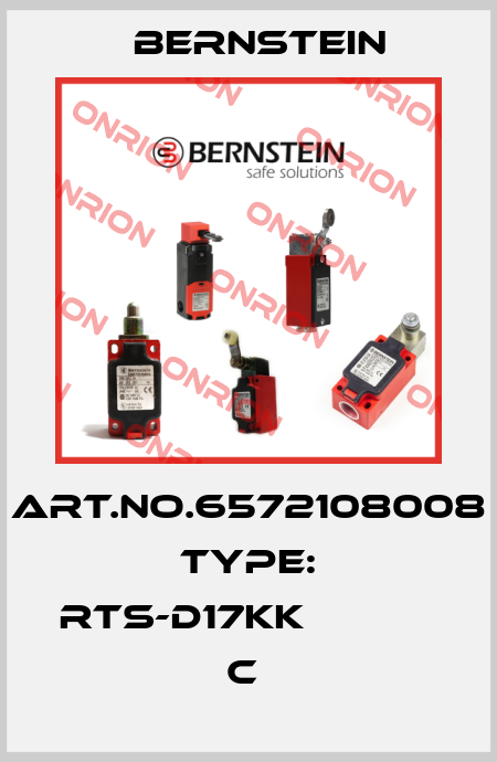 Art.No.6572108008 Type: RTS-D17KK                    C  Bernstein