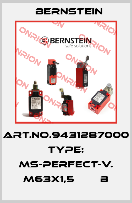 Art.No.9431287000 Type: MS-PERFECT-V. M63X1,5        B Bernstein