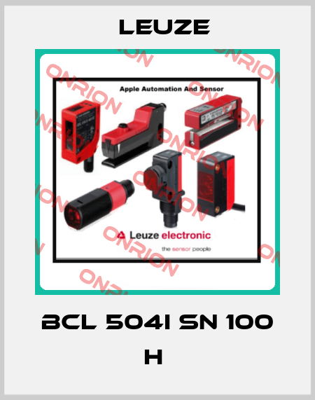 BCL 504i SN 100 H  Leuze