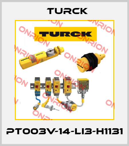 PT003V-14-LI3-H1131 Turck