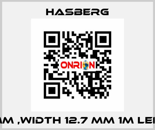 0,03MM ,WIDTH 12.7 MM 1M LENGTH , Hasberg