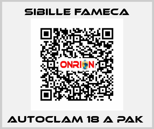 Autoclam 18 A PAK  Sibille Fameca
