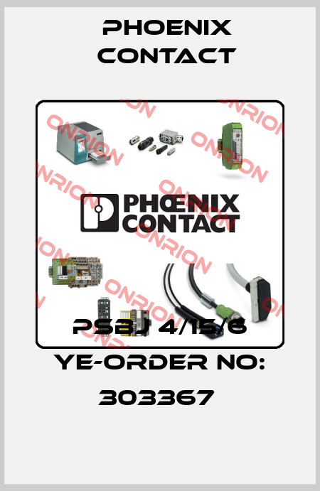 PSBJ 4/15/6 YE-ORDER NO: 303367  Phoenix Contact