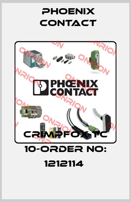 CRIMPFOX-TC 10-ORDER NO: 1212114  Phoenix Contact