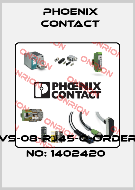 VS-08-RJ45-Q-ORDER NO: 1402420  Phoenix Contact