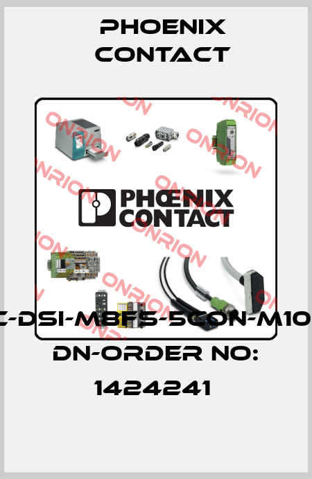 SACC-DSI-M8FS-5CON-M10-L180 DN-ORDER NO: 1424241  Phoenix Contact