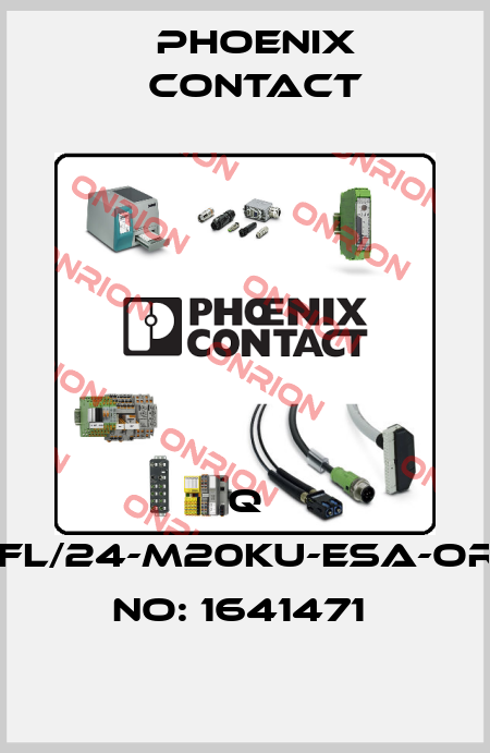 Q 1,5/4FL/24-M20KU-ESA-ORDER NO: 1641471  Phoenix Contact