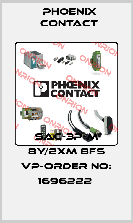 SAC-3P-M 8Y/2XM 8FS VP-ORDER NO: 1696222  Phoenix Contact