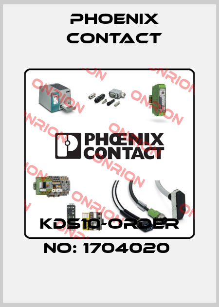 KDS10-ORDER NO: 1704020  Phoenix Contact
