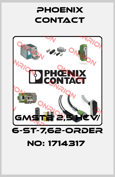 GMSTB 2,5 HCV/ 6-ST-7,62-ORDER NO: 1714317  Phoenix Contact