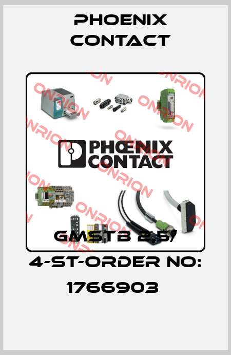 GMSTB 2,5/ 4-ST-ORDER NO: 1766903  Phoenix Contact