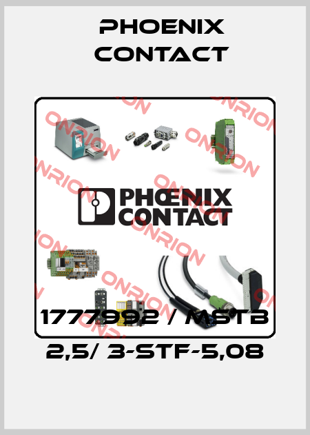1777992 / MSTB 2,5/ 3-STF-5,08 Phoenix Contact