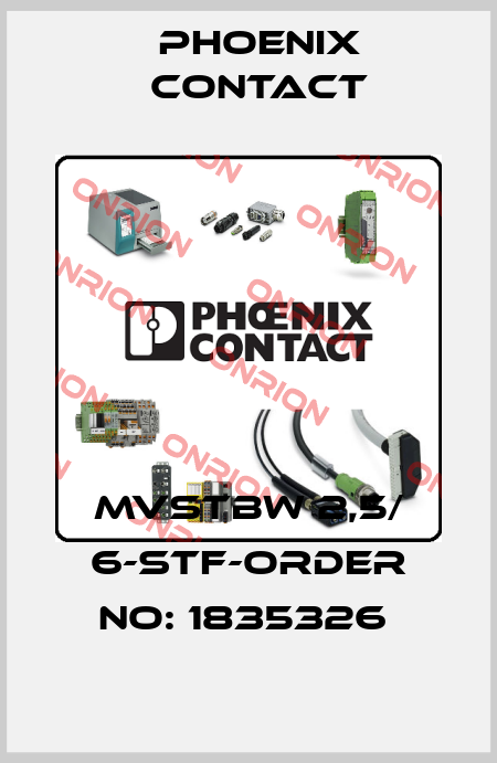 MVSTBW 2,5/ 6-STF-ORDER NO: 1835326  Phoenix Contact