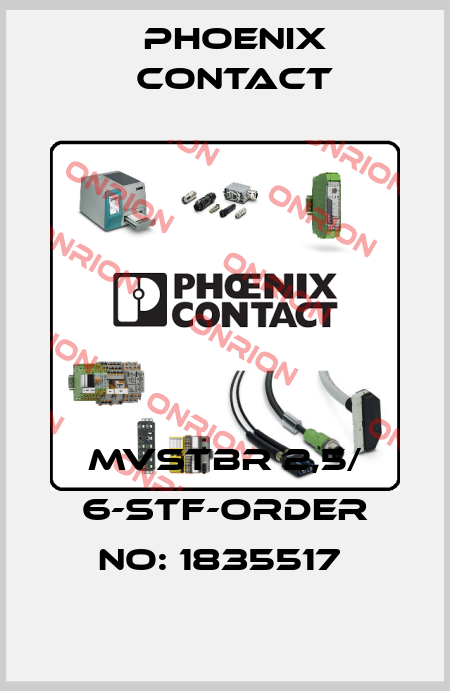 MVSTBR 2,5/ 6-STF-ORDER NO: 1835517  Phoenix Contact