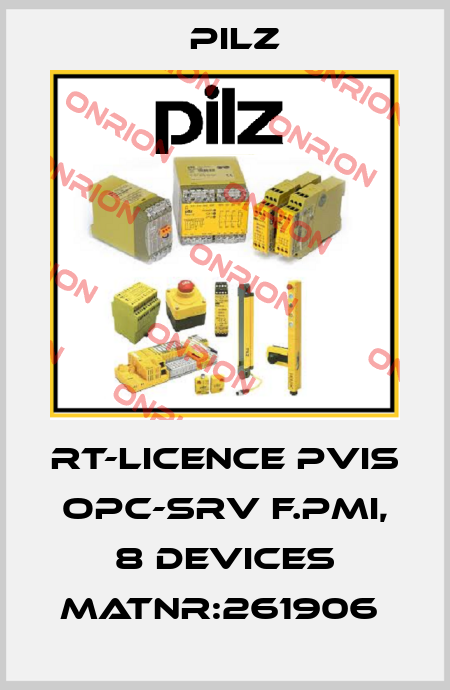 RT-Licence PVIS OPC-Srv f.PMI, 8 devices MatNr:261906  Pilz