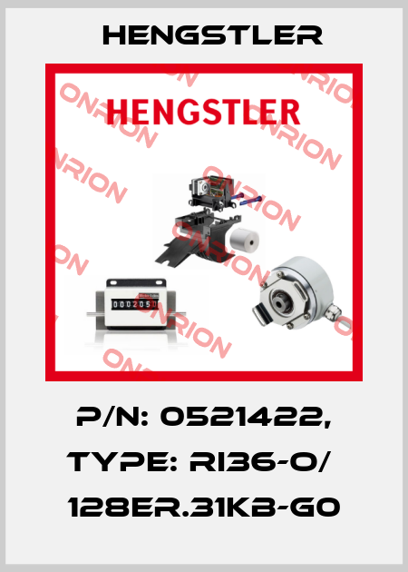 p/n: 0521422, Type: RI36-O/  128ER.31KB-G0 Hengstler