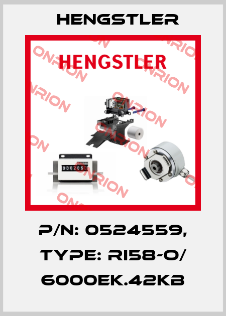 p/n: 0524559, Type: RI58-O/ 6000EK.42KB Hengstler