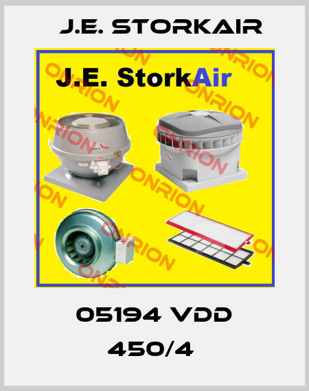 05194 VDD 450/4  J.E. Storkair