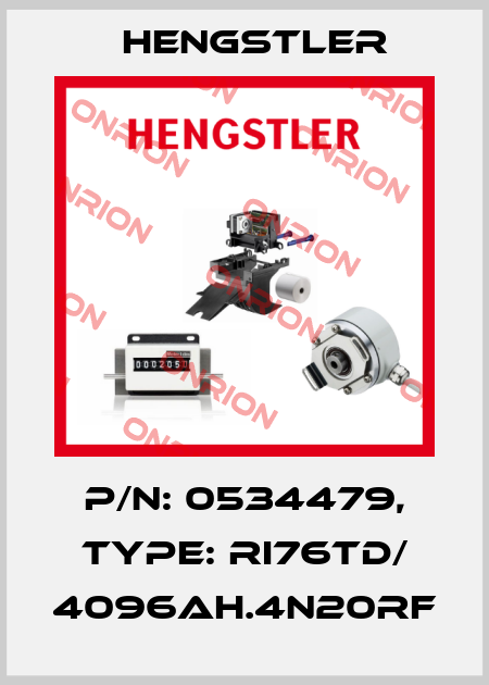 p/n: 0534479, Type: RI76TD/ 4096AH.4N20RF Hengstler