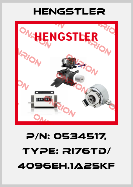 p/n: 0534517, Type: RI76TD/ 4096EH.1A25KF Hengstler