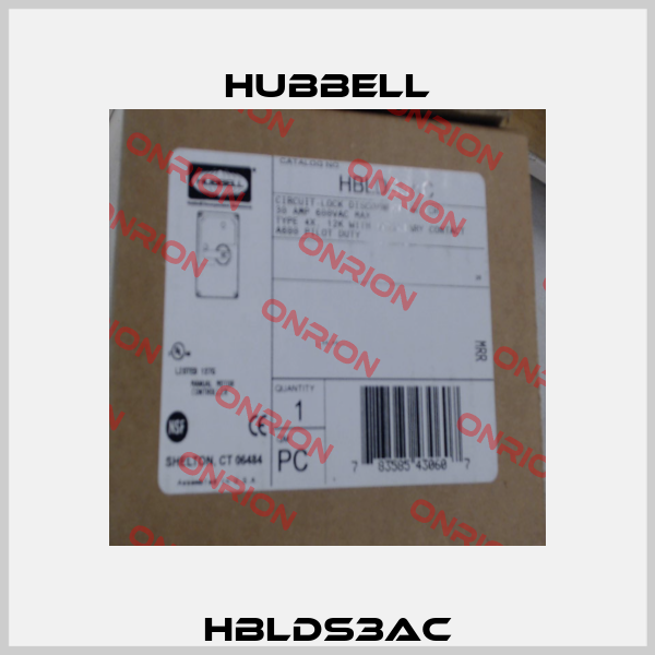 HBLDS3AC Hubbell