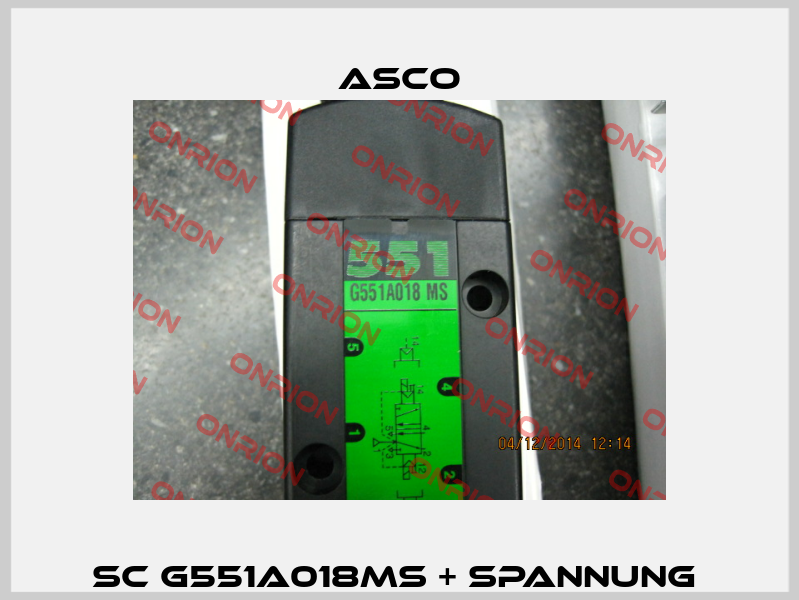 SC G551A018MS + SPANNUNG  Asco