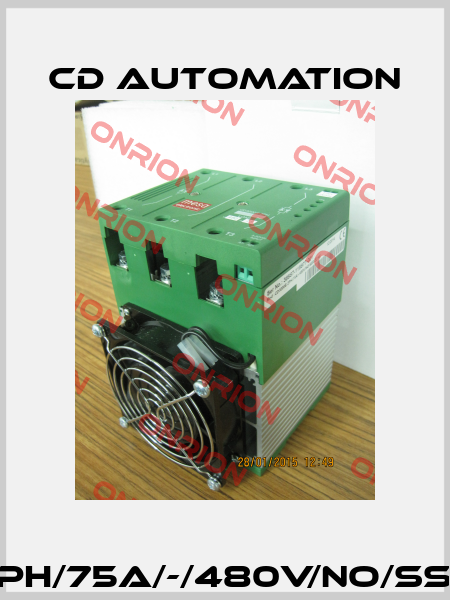 CD3000S 2PH/75A/-/480V/NO/SSR/ZC/NF/EM CD AUTOMATION